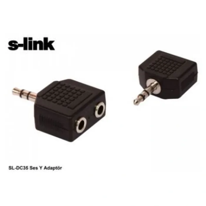 S-LINK SL-DC35 STREO 3.5 2′Lİ JACK ÇOĞALTICI