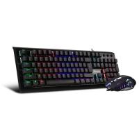 Tigoes K2 RGB Mavi Switch Su Geçirmez Mekanik Klavye + Oyuncu Mouse Set