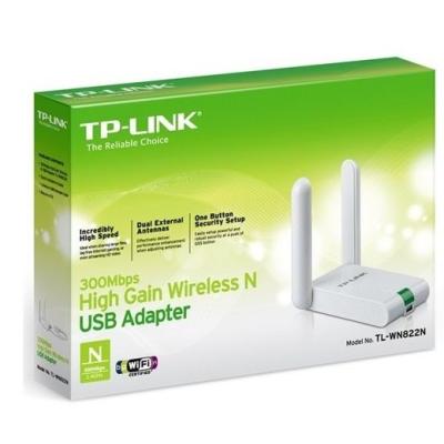 TP-Link TL-WN822N 300Mbps Wi-Fi 2x3dBi USB Adaptör