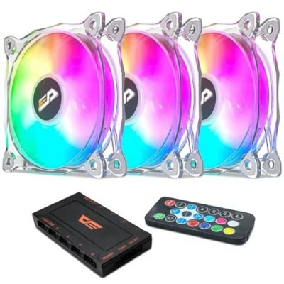 DarkFlash CF8 PRO 3pin A-RGB 3x12cm Fan Kit (3'lü)