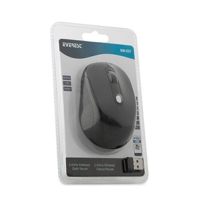 Everest SM-527 Kablosuz Optik Mouse Siyah