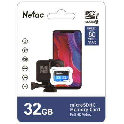 Netac 32GB MicroSDHC U3/C10 NT02P500STN-032G-S