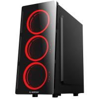 Rampage REDCORE 500W Mid Tower Kasa Siyah