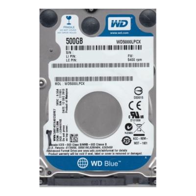 WD BLUE 2.5 500GB 32MB 5400RPM WD5000LPCX