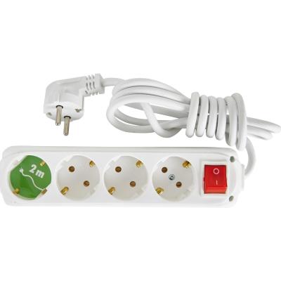 ALMERA 4'LÜ ANAHTARLI TOPRAKLI PRİZ 2 METRE