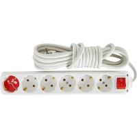 ALMERA 6'LI ANAHTARLI TOPRAKLI PRİZ 5 METRE