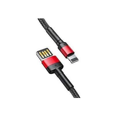 BASEUS CAFULE İPHONE LİGHTNİNG KABLO, 2.4A, 1M, KIRMIZI,SİYAH