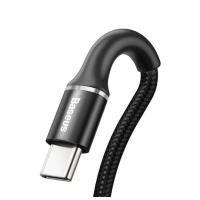 BASEUS CATGH-B01 HALO RGB TYPE-C 3A 1MT KABLO SİYAH