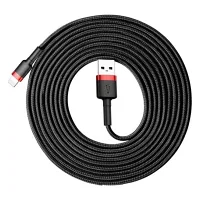 BASEUS LİGHTNİNG USB CAFULE SERİSİ İPHONE ŞARJ VE DATA KABLOSU 3M