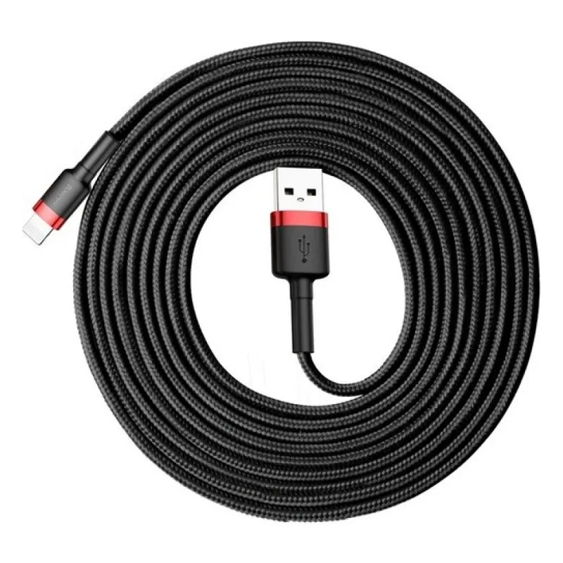 BASEUS LİGHTNİNG USB CAFULE SERİSİ İPHONE ŞARJ VE DATA KABLOSU 3M