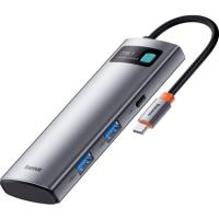 BASEUS METAL GLEAM 7İN1 MULTİFONKSİYONEL HUB DOCK STATİON