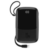 BASEUS Q POW 10.000 MAH LİGHTNİNG KABLOLU POWERBANK