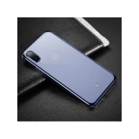 BASEUS ULTRA-SLIM CLEAR TPU PREMİUM CASE IPHONE X MAVİ
