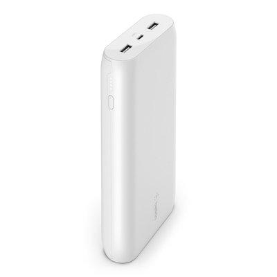 BELKİN 20000 MAH USB-C / USB-A HIZLI POWERBANK-BEYAZ