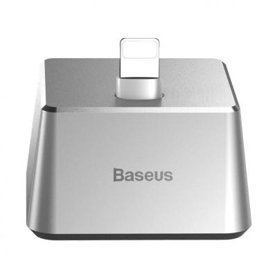 Baseus Quadrate Gümüş Lightning Stand Dock