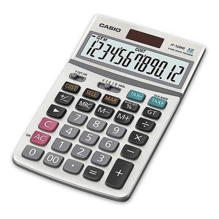 CASIO JF-120MS MASAUSTU HESAP MAKINASI