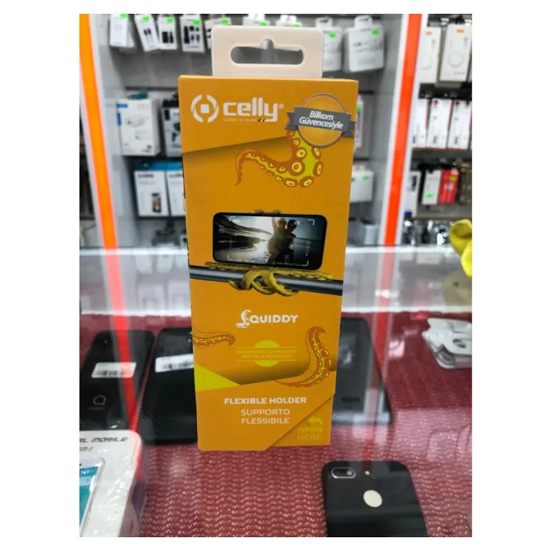 CELLY SQUİDDY ESNEK MİNİ TRİPOD SARI