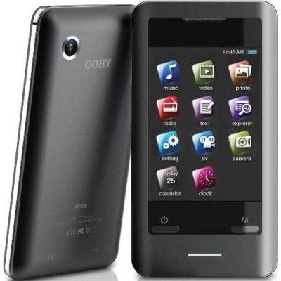 COBY MP828-8G 2.8 INCH 8GB VIDEO / MP3 PLAYER RADYOLU DOKUNMATİK KAMERALI SİYAH RENK