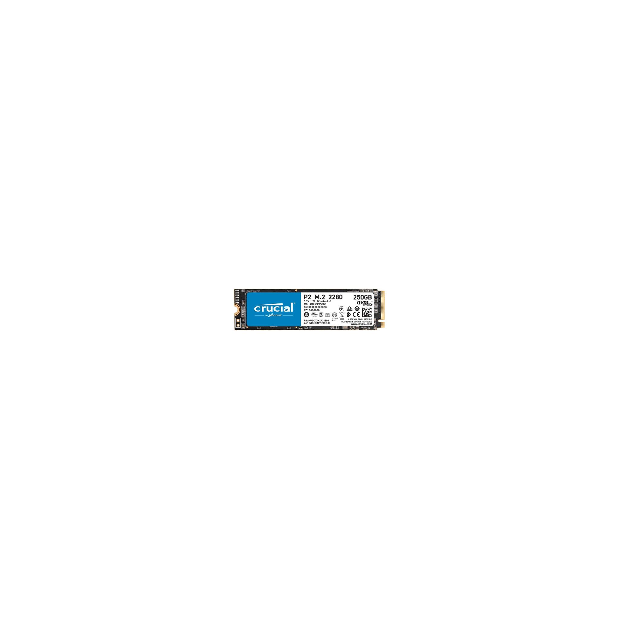 CRUCİAL P2 250 GB SSD M.2 NVME PCIE CT250P2SSD8 - Ucuzbudur