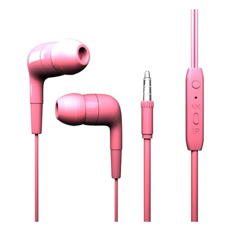 DEXIM DAKSE0001-R MİKROFONLU KULAKİÇİ KULAKLIK PEMBE