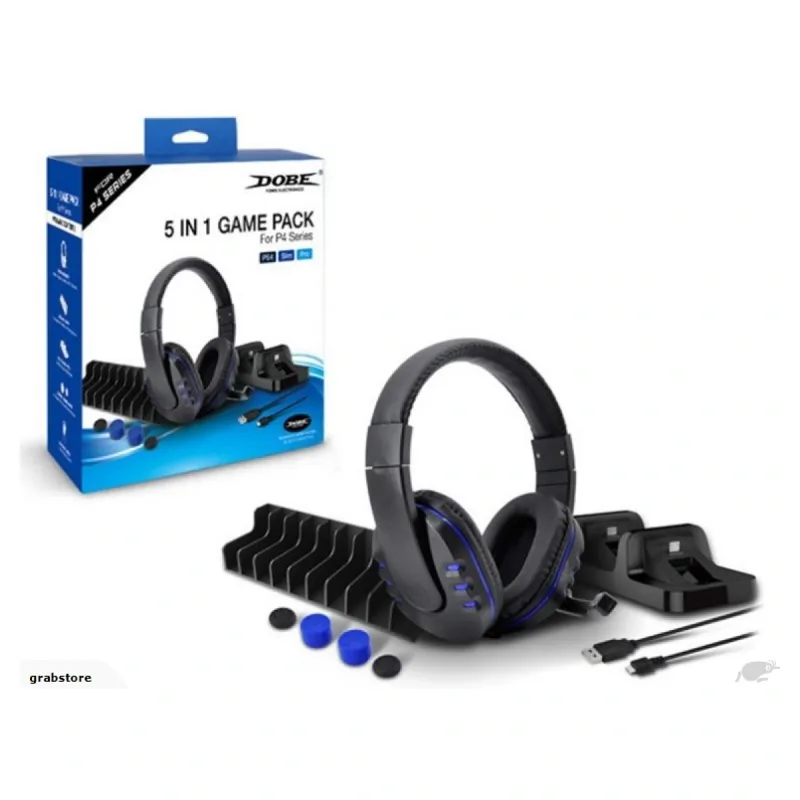 DOBE PS4 5 IN 1 GAME PACK SET