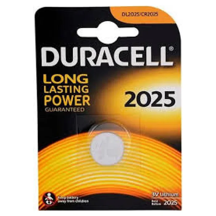 Duracell CR2025 3V Lityum Düğme Pil