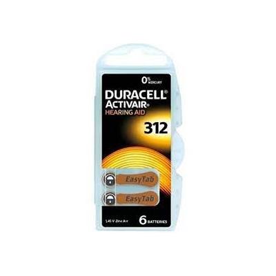 DURACELL 312 NUMARA PİL 6 LI
