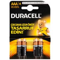 DURACELL 4' LÜ PAKET LR03-MN2400 AAA İNCE PİL