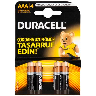 DURACELL 4' LÜ PAKET LR03-MN2400 AAA İNCE PİL