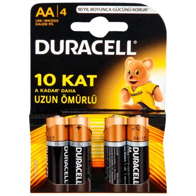 DURACELL 4' LÜ PAKET LR6-MN1500 1.5V AA KALEM PİL