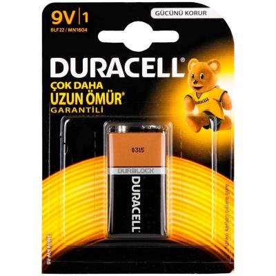 DURACELL 9 VOLT ALKALİN PİL MN1604B