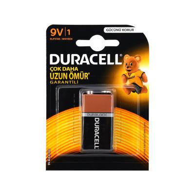 DURACELL 9 VOLT ALKALİN PİL MN1604B