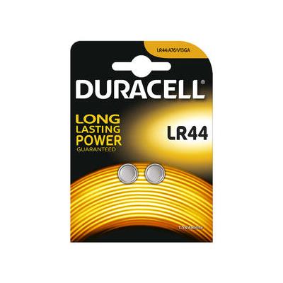 DURACELL ALKALİN LR44 DÜĞME PİL 1.5 VOLT 2'Lİ PAKET