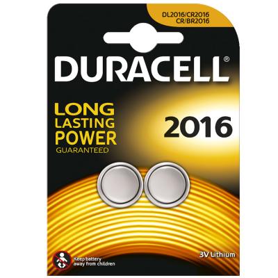 DURACELL DL/CR 2016 LİTYUM DÜĞME PİL 3 VOLT 2'Lİ PAKET