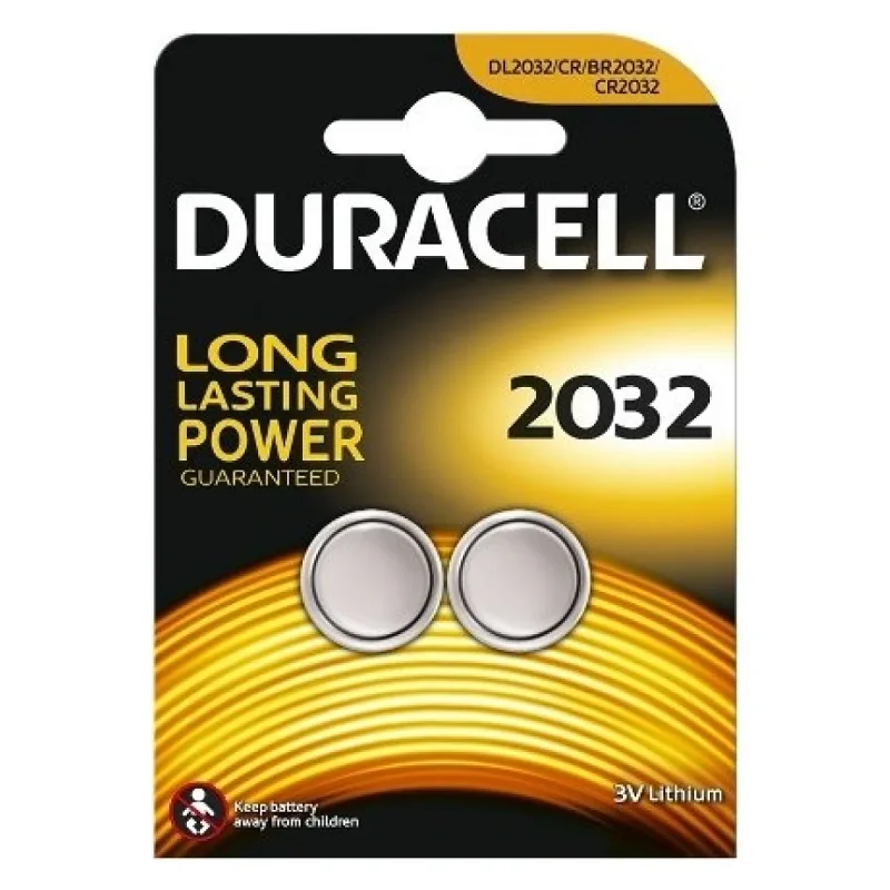 DURACELL DL/DC 2032 LİTYUM 3 VOLT PİL 2'Lİ PAKET
