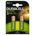 DURACELL ŞARJ EDİLEBİLİR AA KALEM PİL 1300 MAH 2'Lİ