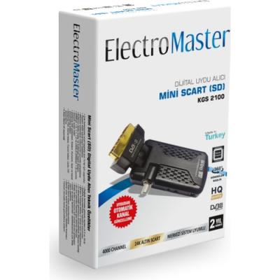 ELEKTROMASTER KGS 2100 SD UYDU ALICISI MİNİ SCART