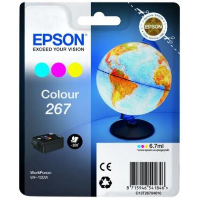 EPSON 267 T267040 RENKLİ KARTUŞ WF-100W
