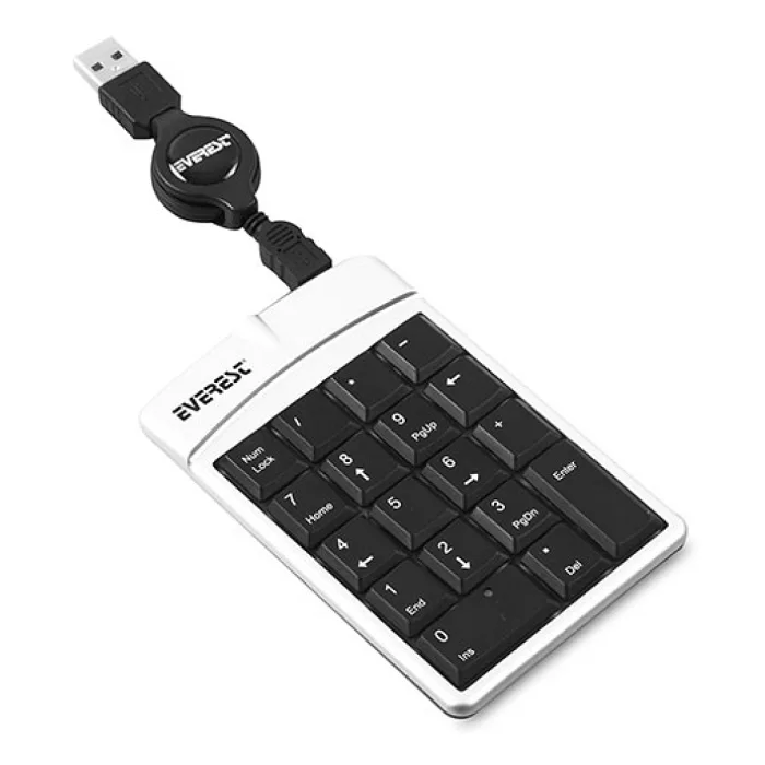 EVEREST KB-2017 GRİ/SİYAH USB NUMERİC STANDART KLAVYE