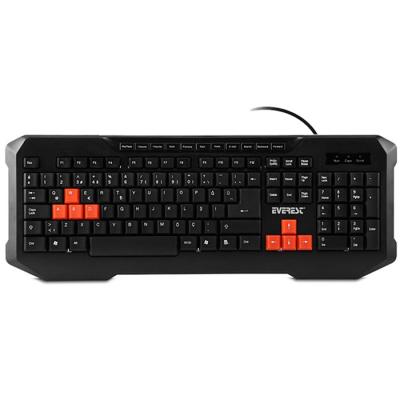 EVEREST KB-961 BLACK USB Q MULTİMEDİA KEYBOARD