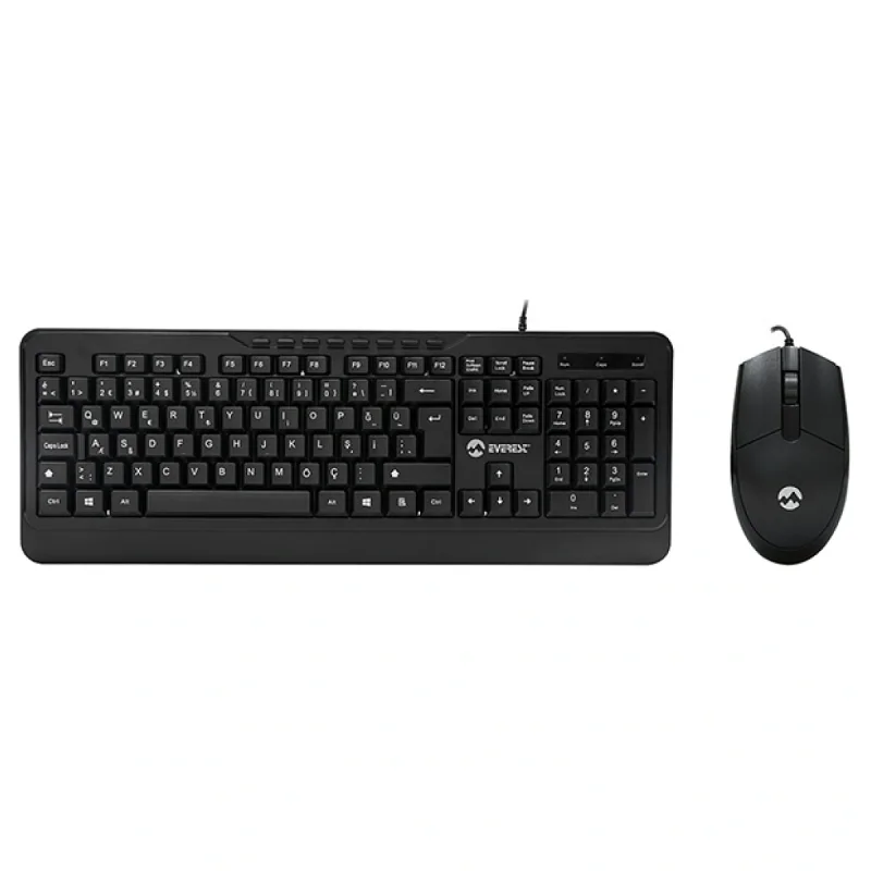 EVEREST KM-520 SİYAH USB Q MULTİMEDİA KLAVYE + MOUSE SET