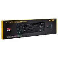 EVEREST KM-6121 SİYAH KABLOSUZ Q SLİM KLAVYE + MOUSE SET