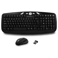 EVEREST KM-6630 SİYAH KABLOSUZ Q MULTİMEDİA KLAVYE + MOUSE SET