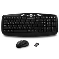 EVEREST KM-6630 SİYAH KABLOSUZ Q MULTİMEDİA KLAVYE + MOUSE SET
