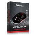 EVEREST MERCURY X8 USB SİYAH 6D OPTİK OYUN MOUSE