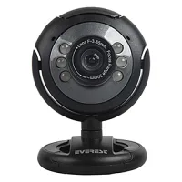 EVEREST SC-824 300K USB MİKROFONLU GÖRÜŞ LEDLİ PC KAMERA