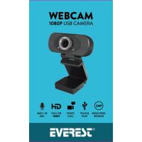 EVEREST SC-HD03 1080P FULL HD USB PC KAMERA WEBCAM + TRİPOD HEDİYELİ