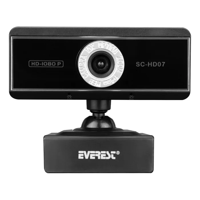 EVEREST SC-HD07 1080P USB HARİCİ MİKROFONLU WEBCAM PC KAMERA