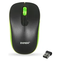 EVEREST SM-165 SİYAH/YEŞİL 2.4GHZ KABLOSUZ MOUSE