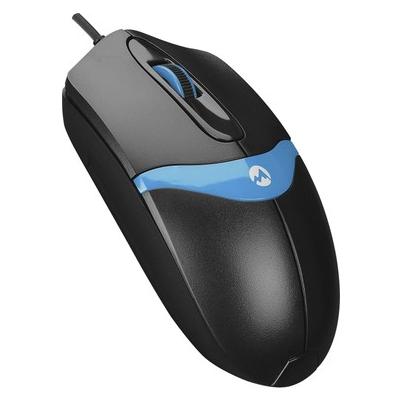 EVEREST SM-220 USB SİYAH/MAVİ 1200DPİ 3D OPTİK KABLOLU MOUSE